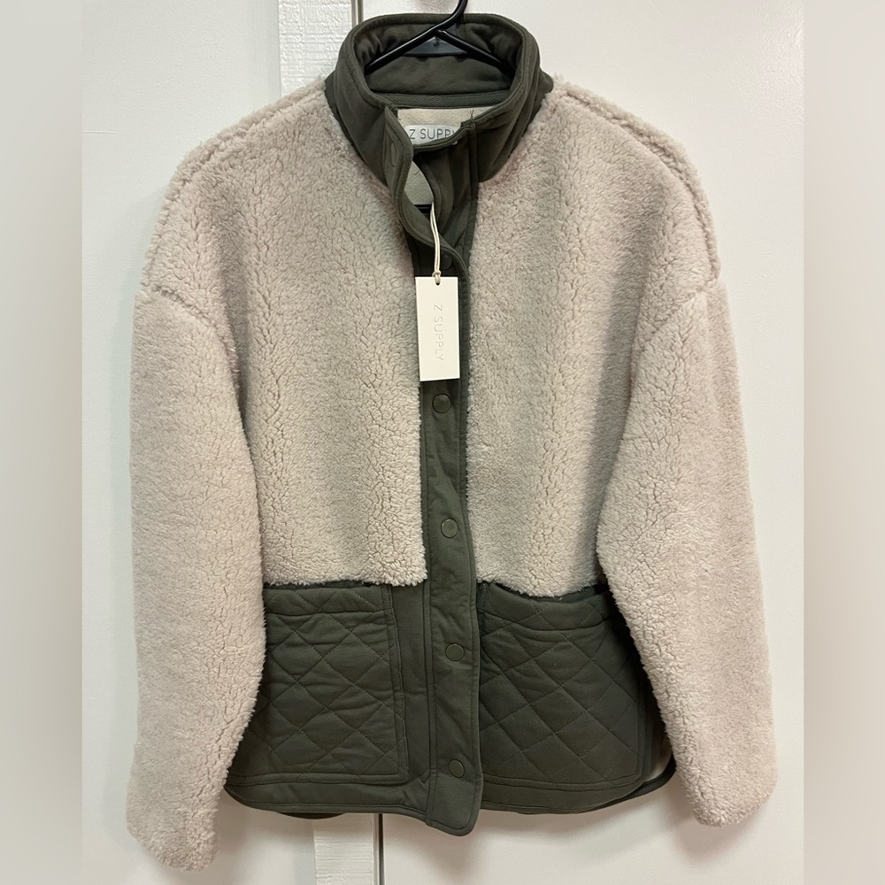 NWT size XS ZSupply sherpa jacket